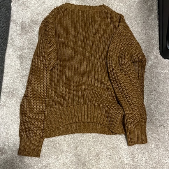 Women’s Orb Arcrylic Brown Cozy Sweater - Picture 4 of 5